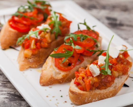 Smith Brothers Bruschetta and Goat Cheese